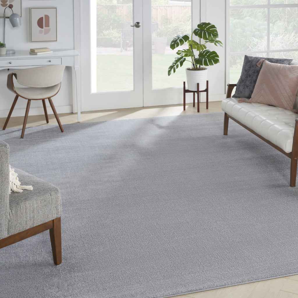 12' X 15' Gray Indoor Outdoor Area Rug