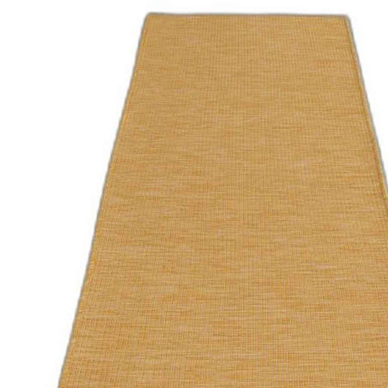 10' Yellow Indoor Outdoor Area Rug