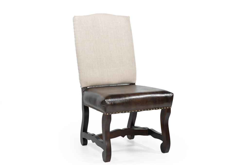 11 Piece Brown Solid Wood Dining Set with 10