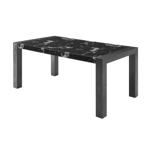 68" Black Wood Dining Table Default Title