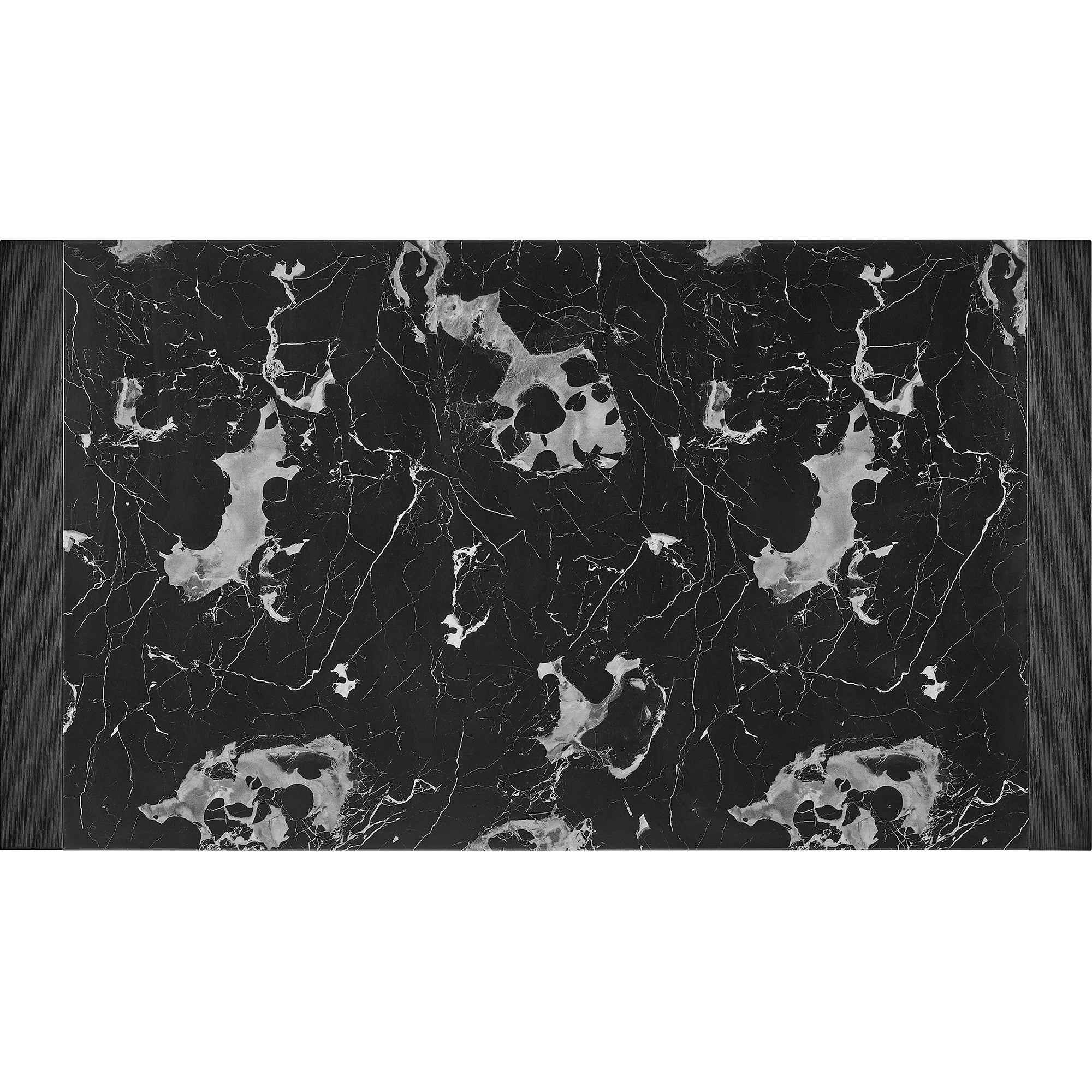 68" Black Wood Dining Table