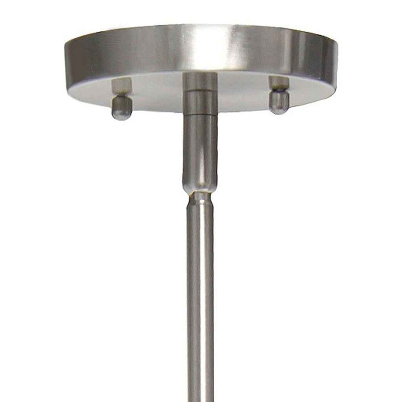 Nickel Cylinder Iron Ceiling Light With Nickel Shades