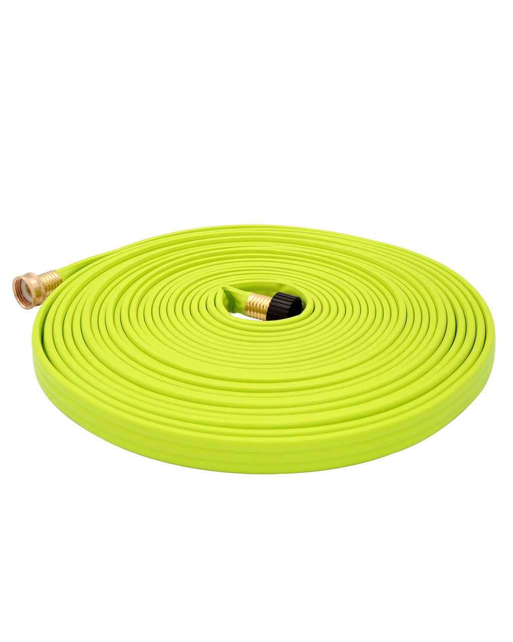 15" Chartreuse Polyresin Garden Hose