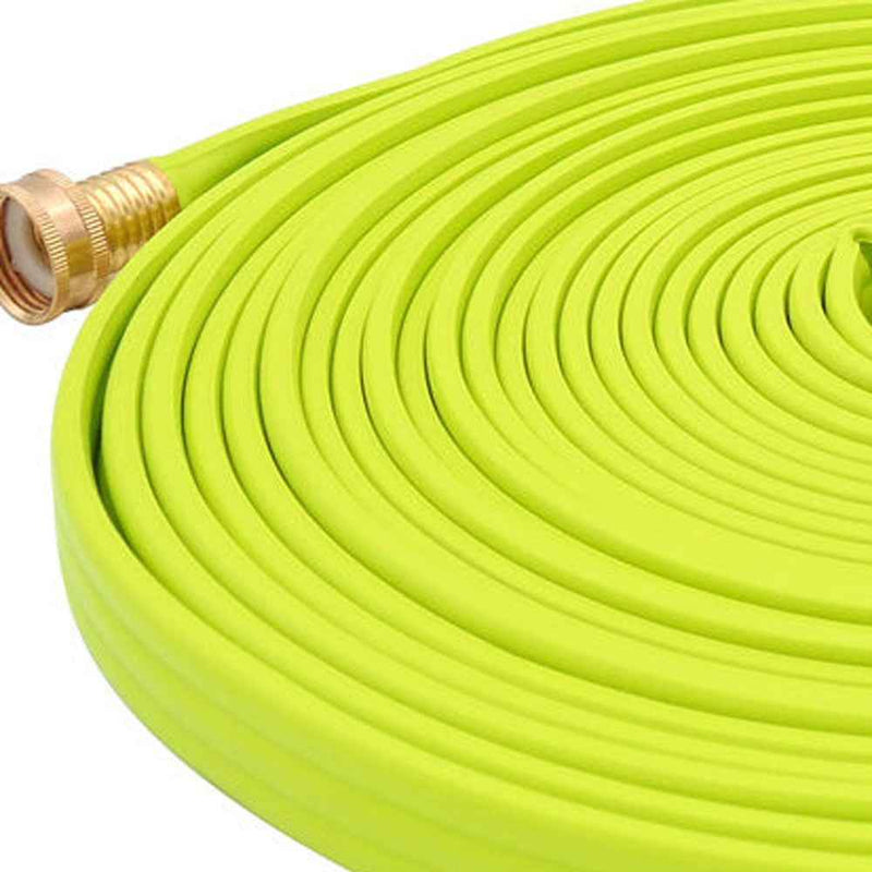 15" Chartreuse Polyresin Garden Hose
