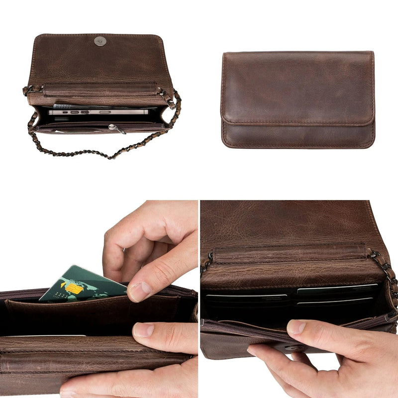 Evanston Minimalist Leather Handbag for Women Toronata