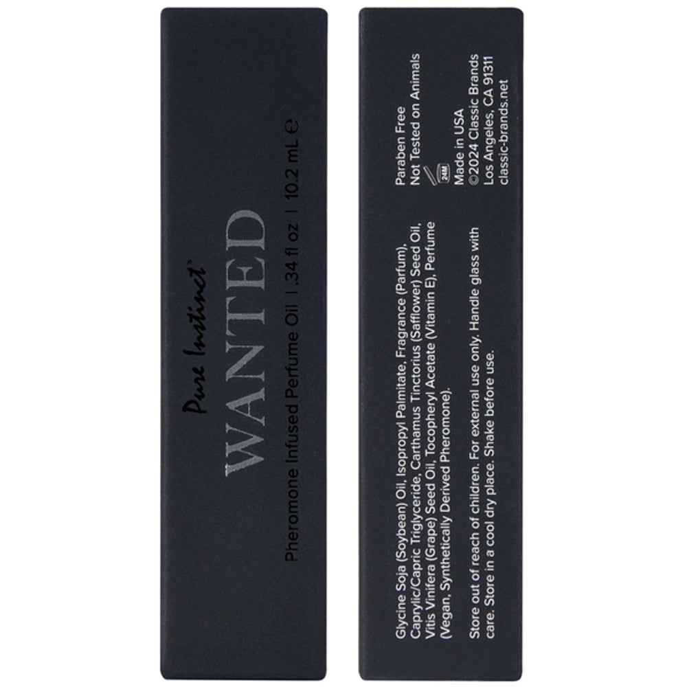 Pure Instinct Pheromone Perfume Oil Wanted 10ml 0.34oz