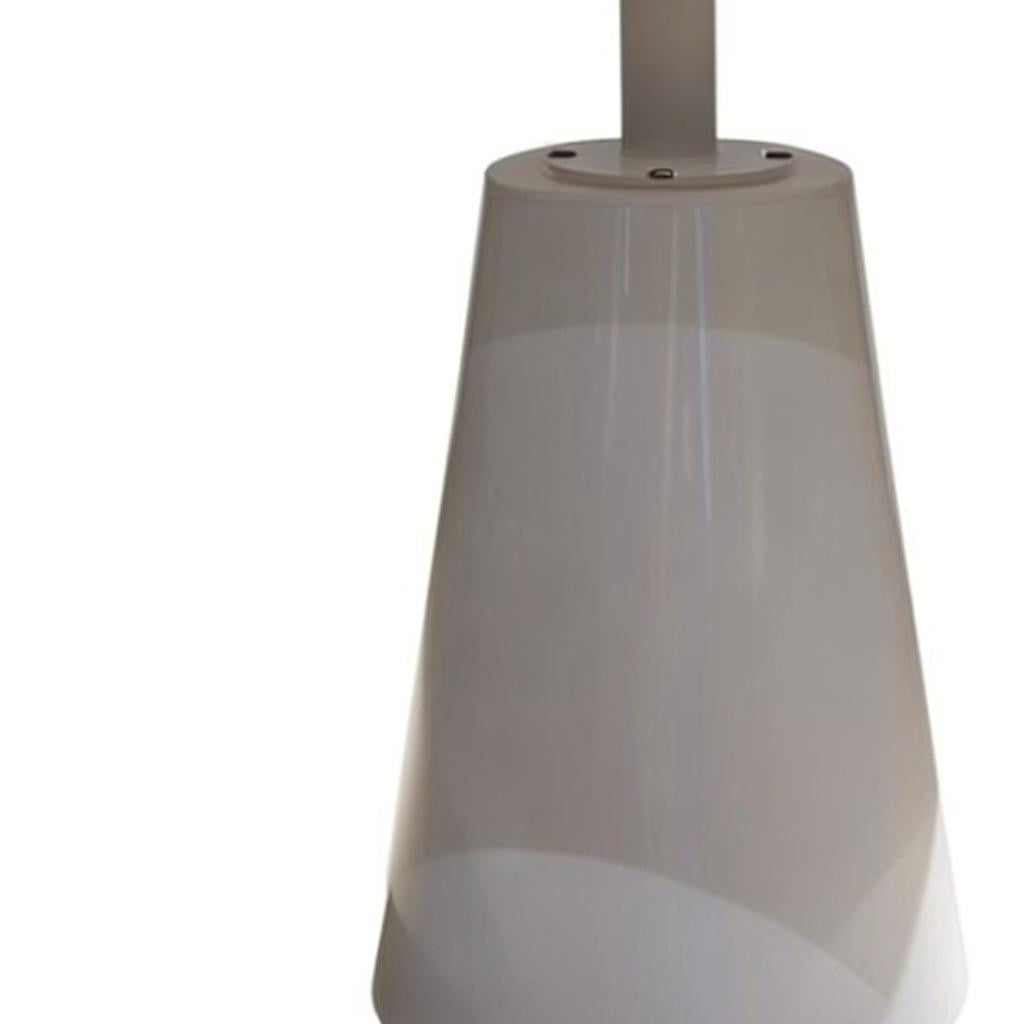 36" White Wood and Metal Pedestal Base Round Top Dining Table - Kitchen & Dining