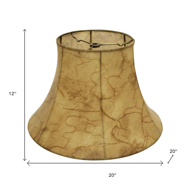 Light Yellow Parchment Bell Lamp Shade