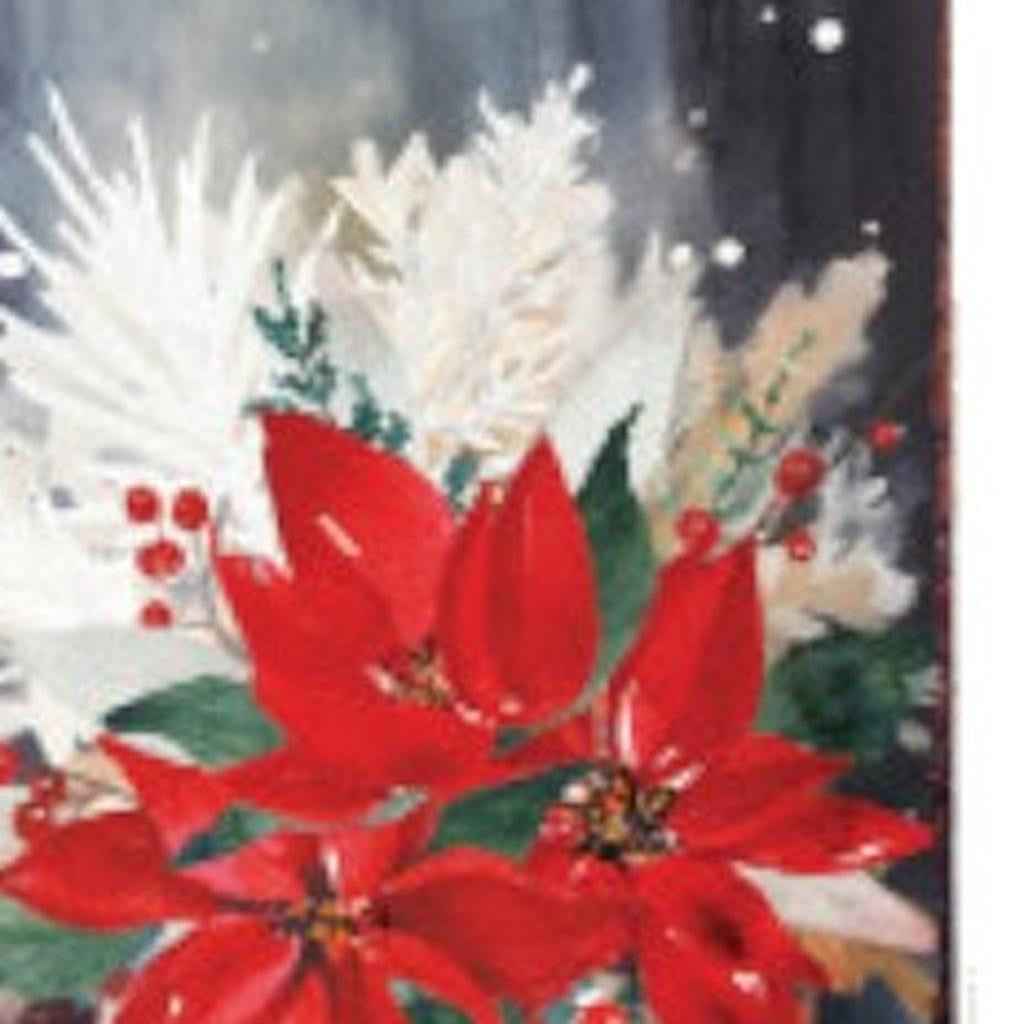 48" Blue White And Red Christmas Nutcracker Solid Wood Porch Sign