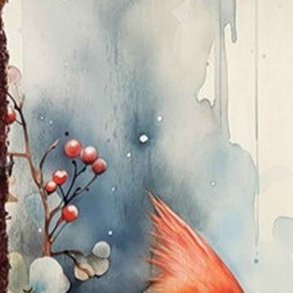 36" Blue Red And White Solid Wood Christmas Birds Porch Sign