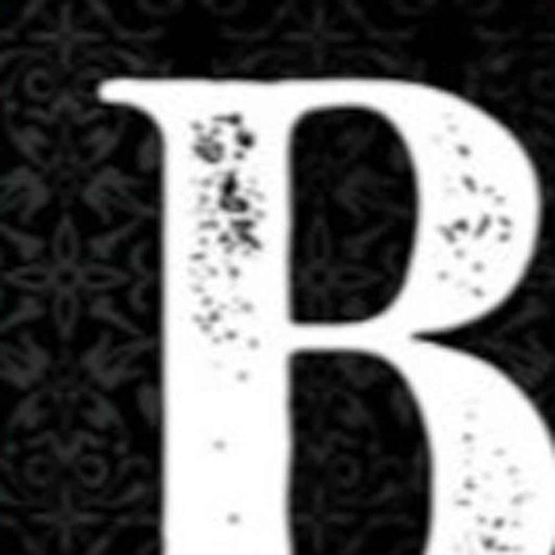 36" Black And White Solid Wood Boo Halloween Porch Sign