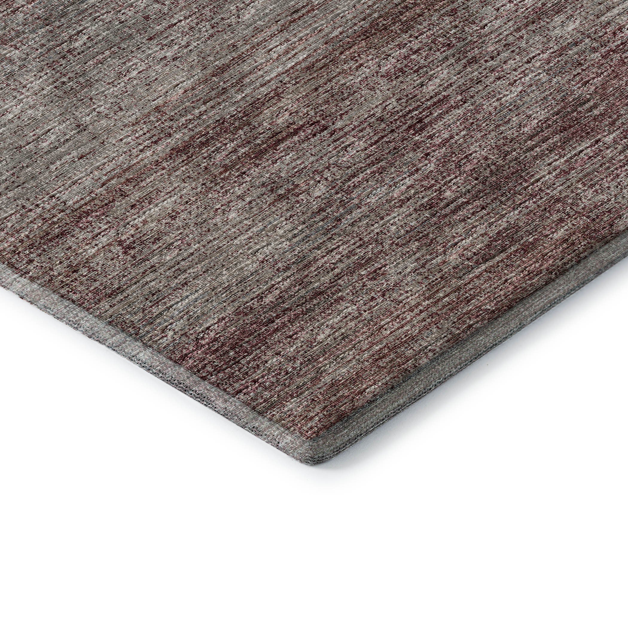 10' X 14' Burgundy And Gray Abstract Washable Indoor Outdoor Area Rug - Sports & Outdoor