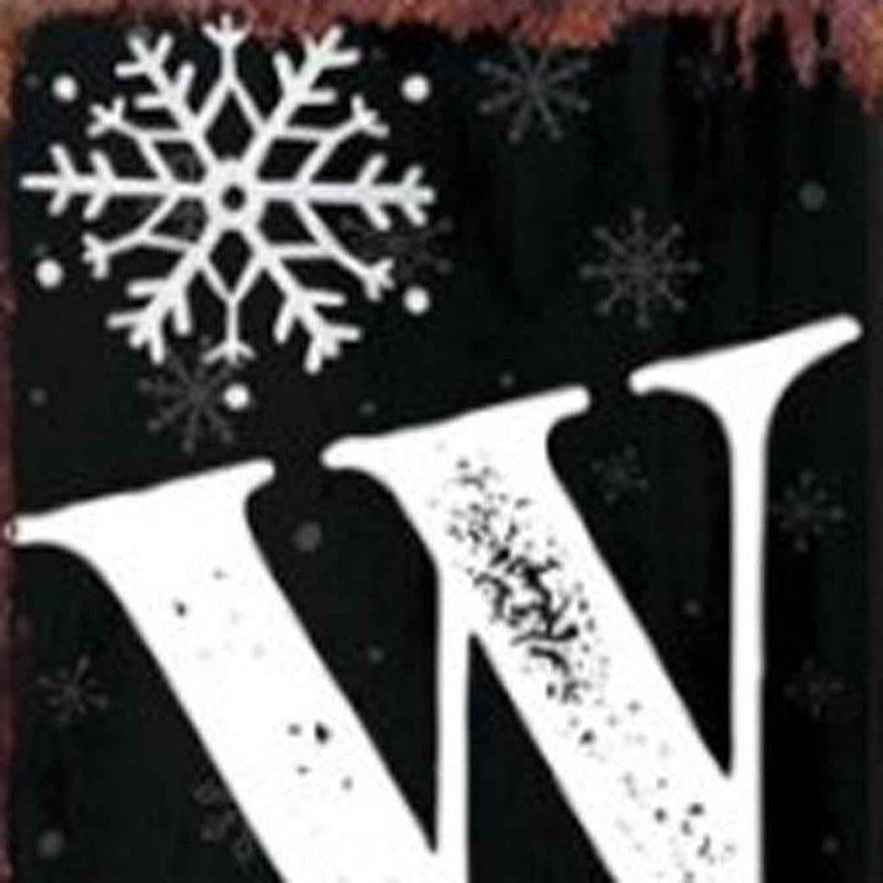 72" Black And White Solid Wood Welcome Snowman Porch Sign