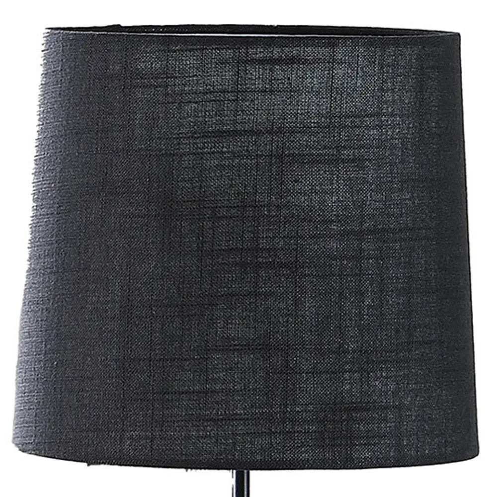 24" Antiqued Gold Monkey Table Lamp With Black Drum Shade - GreatEagleInc