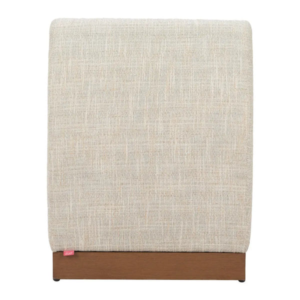 24" Beige Aluminum Outdoor Accent Chair Homeroots Outdoor