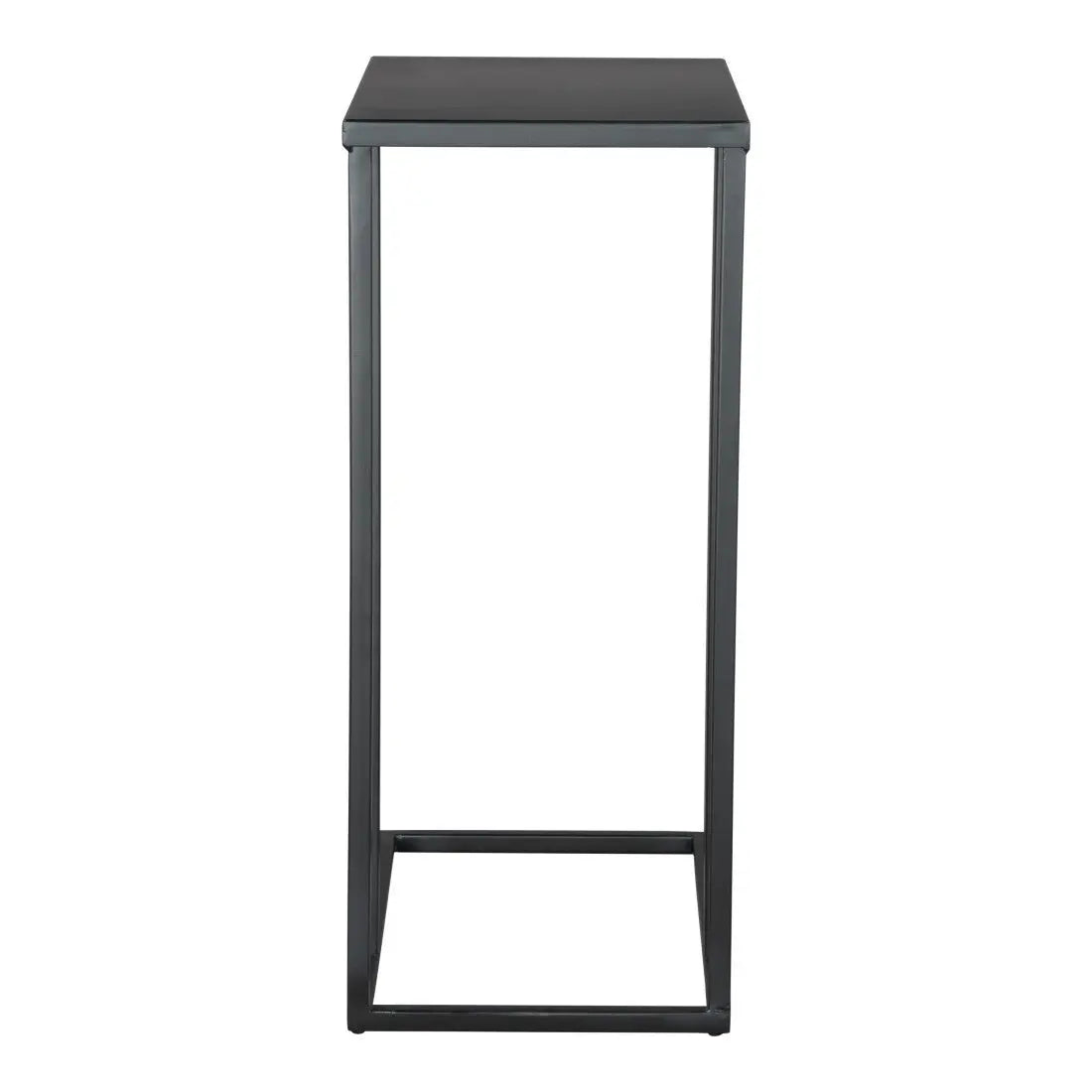 24" Black Iron Abstract End Table Homeroots Living Room