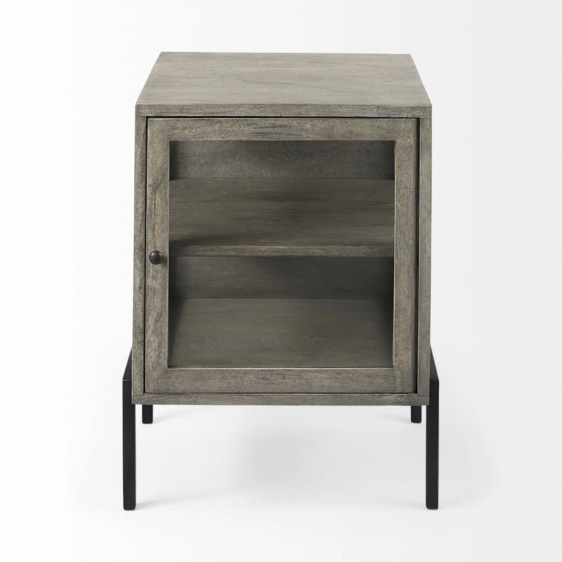 24" Brown Solid Wood Square End Table Homeroots Living Room