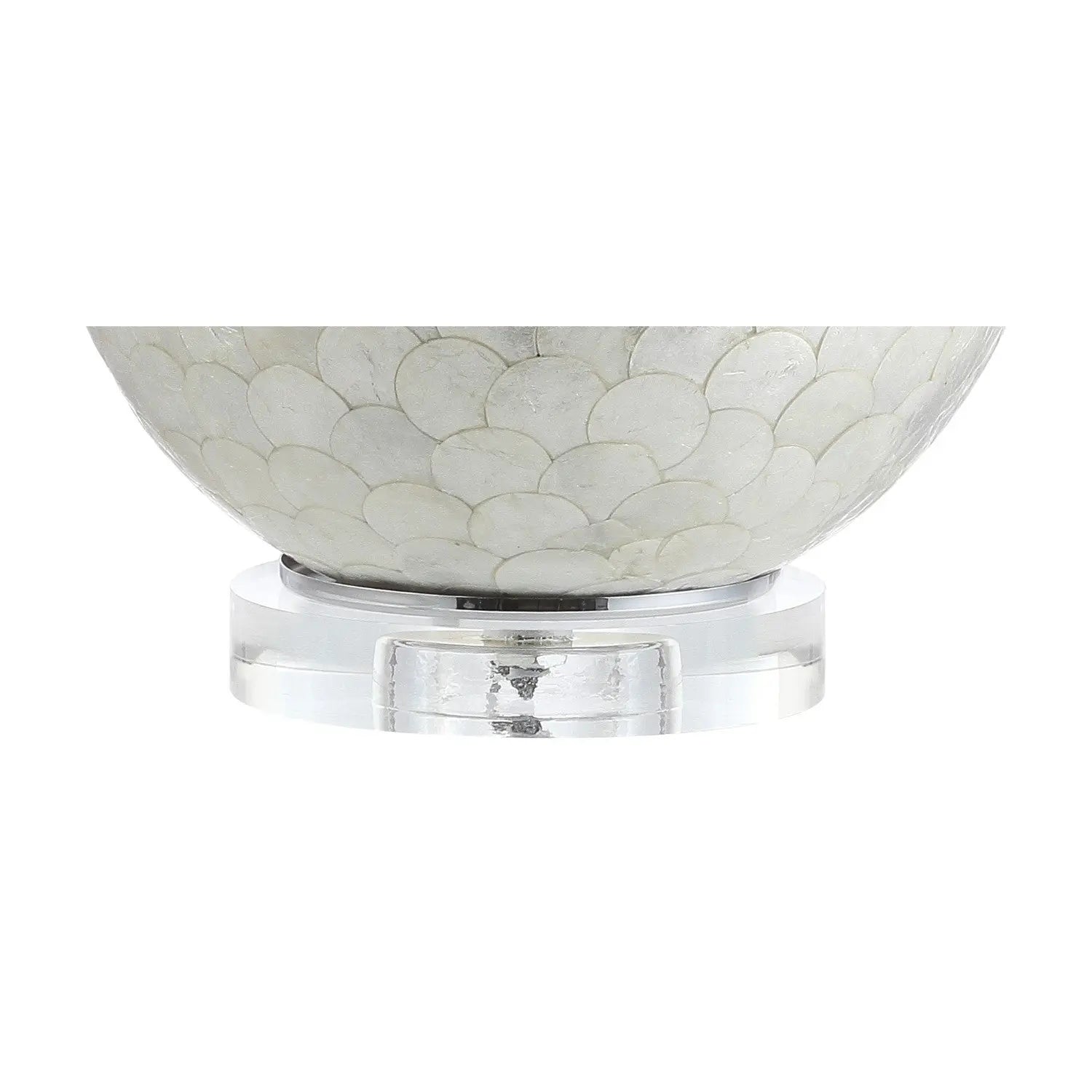 24" Clear Globe Lamp Base With Drum Shade Homeroots Lighting