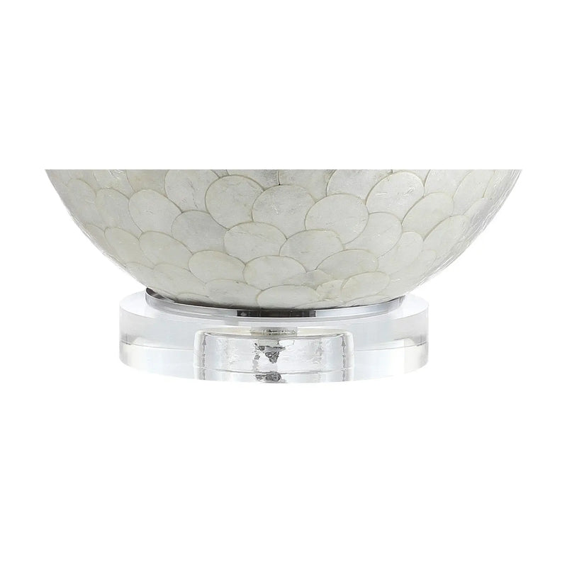 24" Clear Globe Lamp Base With Drum Shade Homeroots Lighting