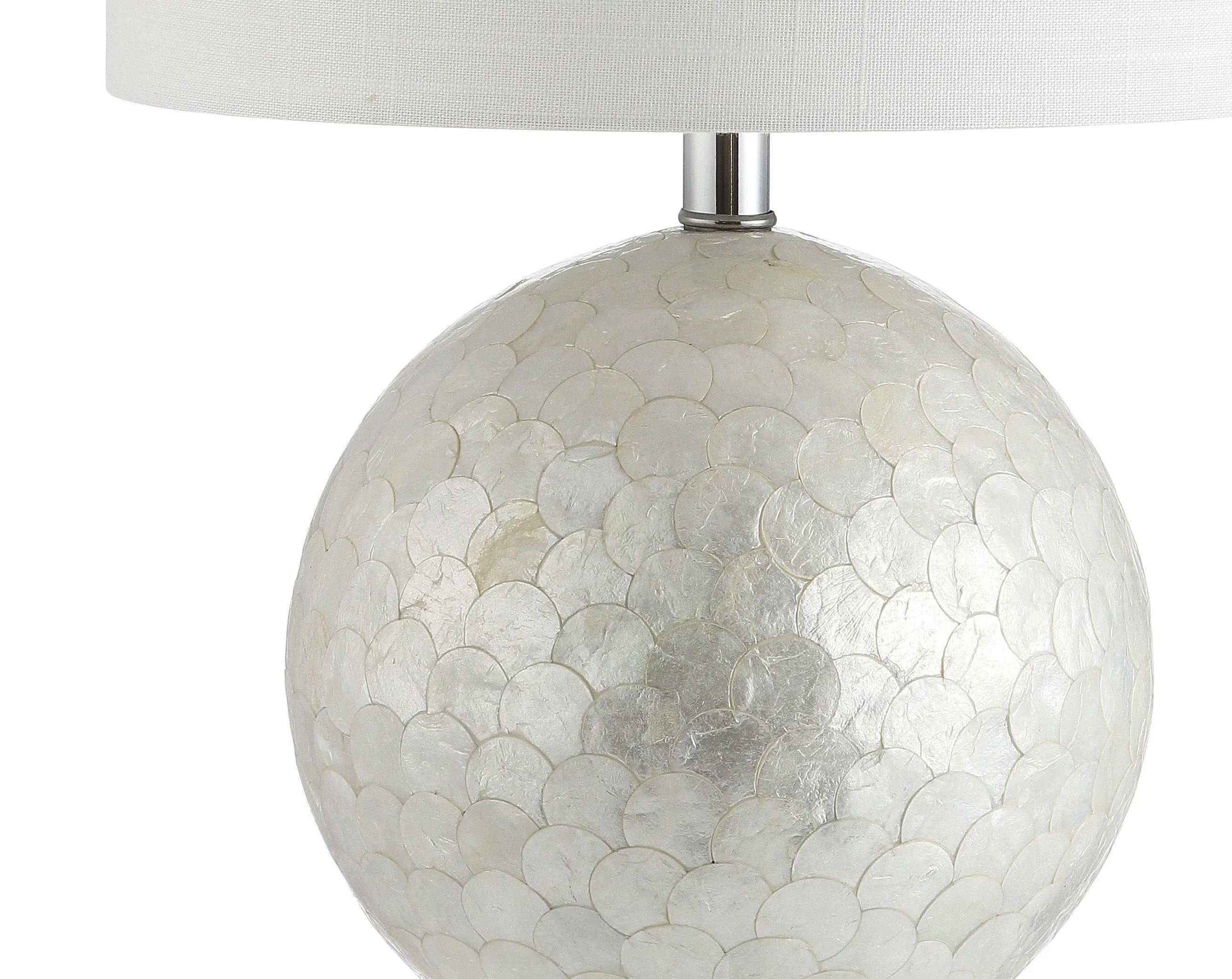 24" Clear Globe Lamp Base With Drum Shade Homeroots Lighting