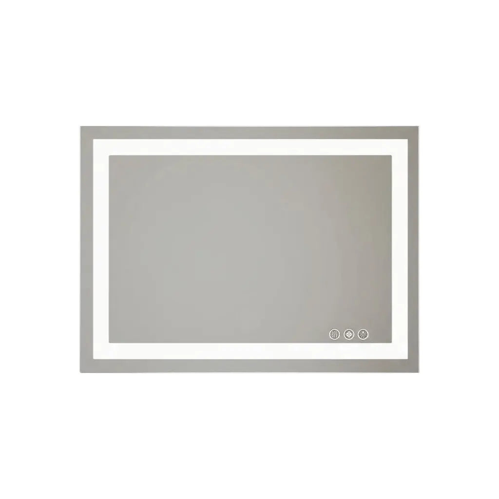 24" Clear Lighted Frameless Bathroom Vanity Mirror - GreatEagleInc