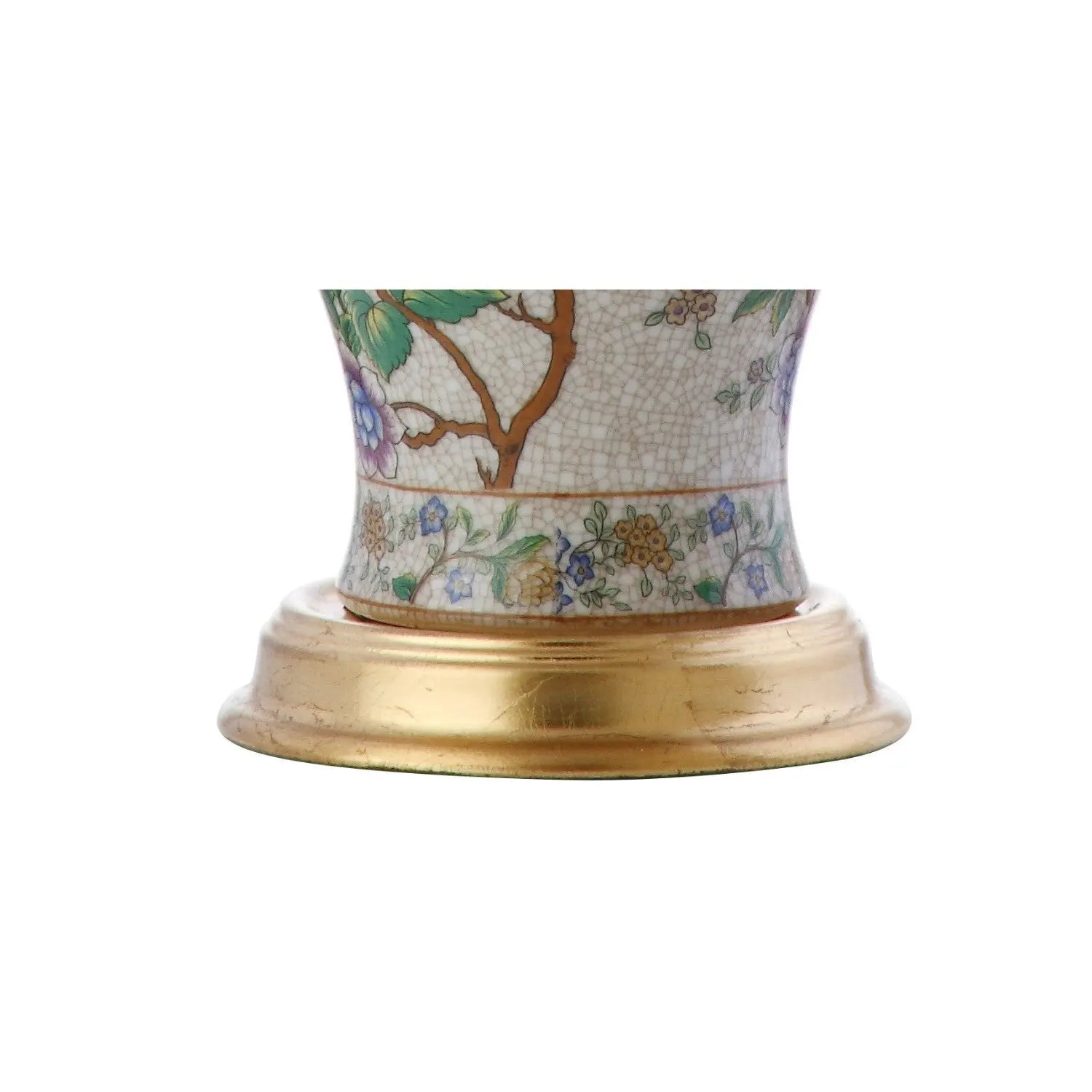 24" Gold And Off White Urn Table Lamp With Empire Shade Homeroots Lighting