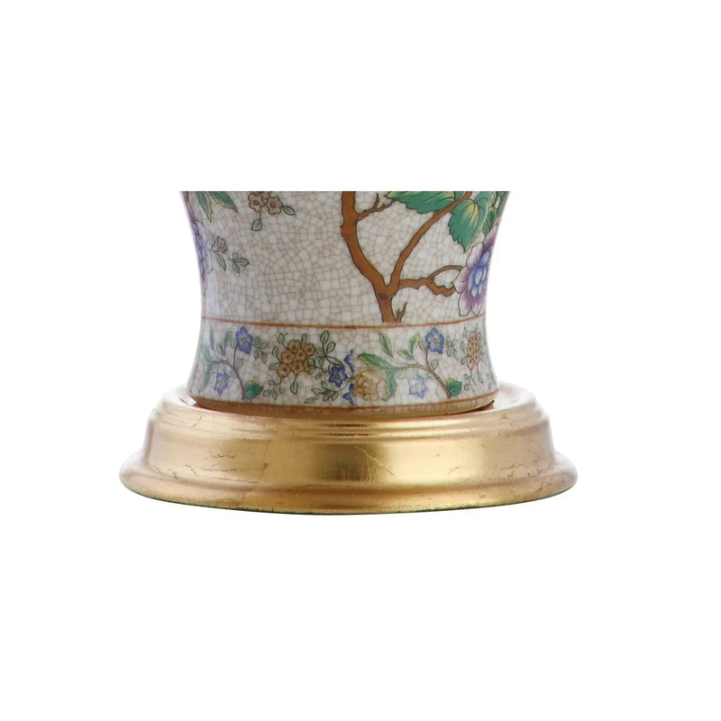 24" Gold And Off White Urn Table Lamp With Empire Shade Homeroots Lighting