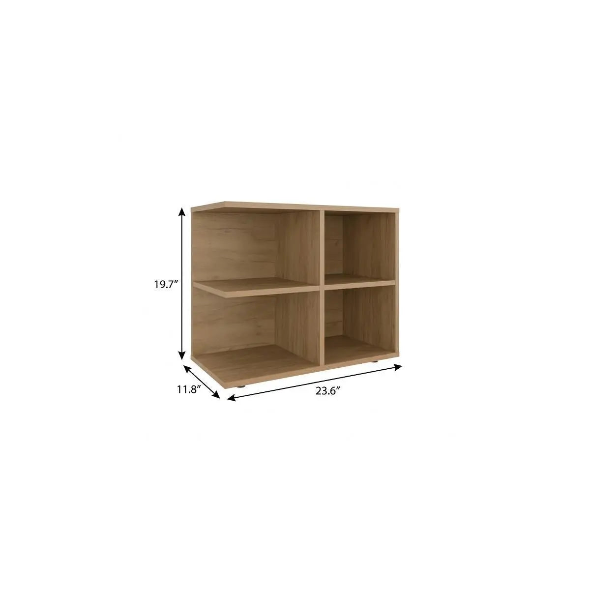 24" Natural Wood Sideboard Homeroots Kitchen & Dining