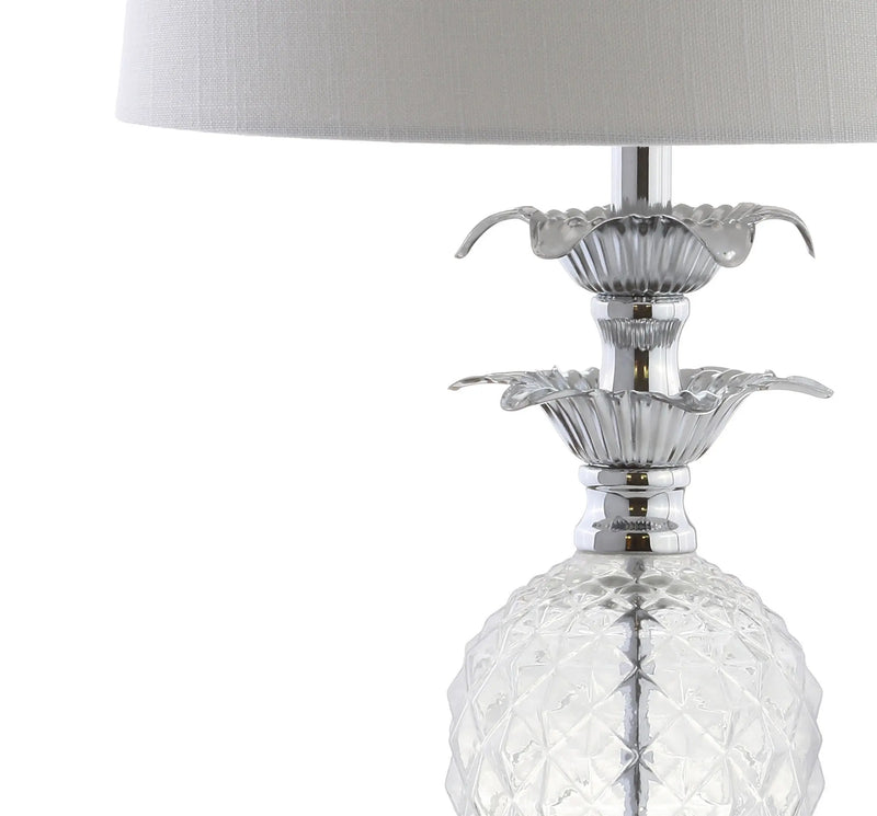 24" Silver Novelty Table Lamp With Drum Shade Homeroots Lighting
