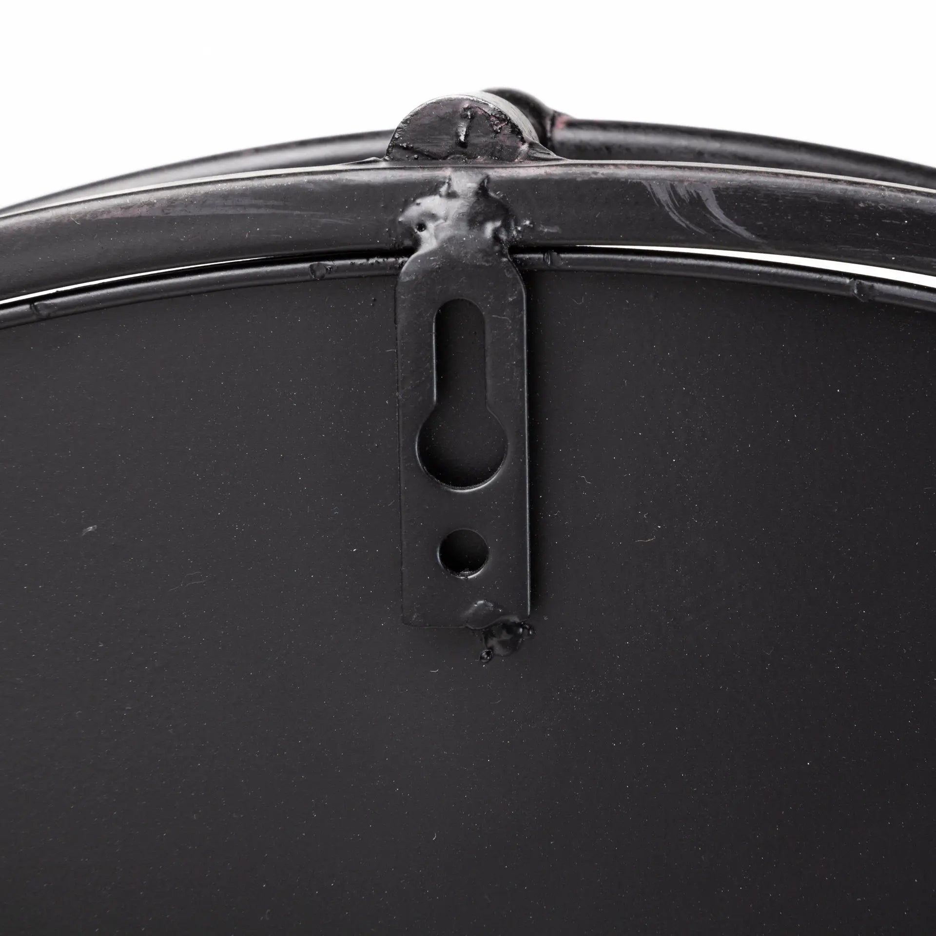 24" Silver Round Metal Indoor Outdoor Tray With Handles Homeroots Kitchen & Dining
