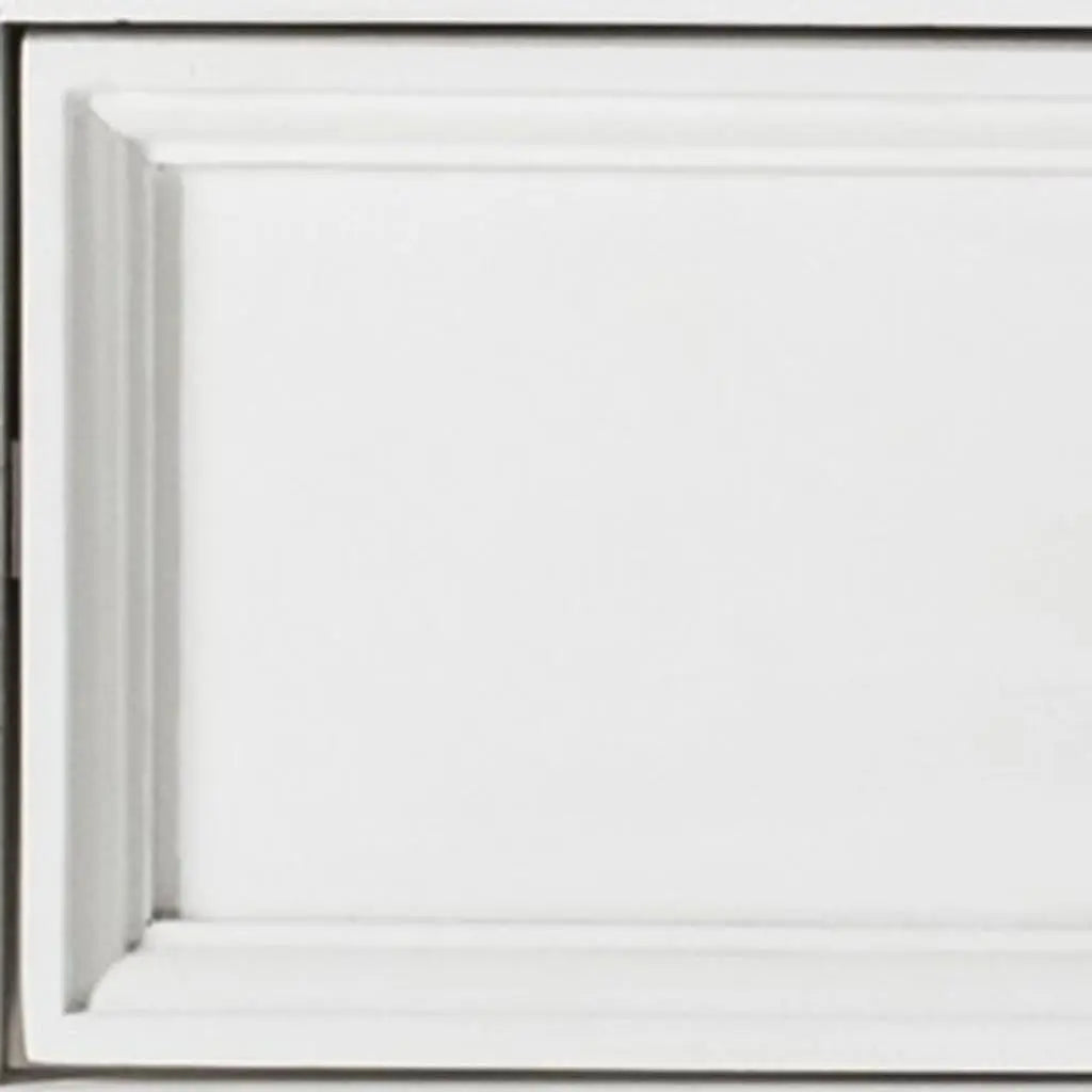 24" White Solid Wood Distressed One Drawer Nightstand - GreatEagleInc