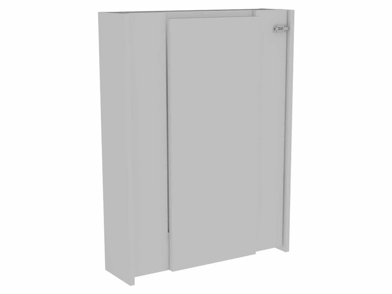 24" White Wall Mounted Writing Desk Homeroots Office