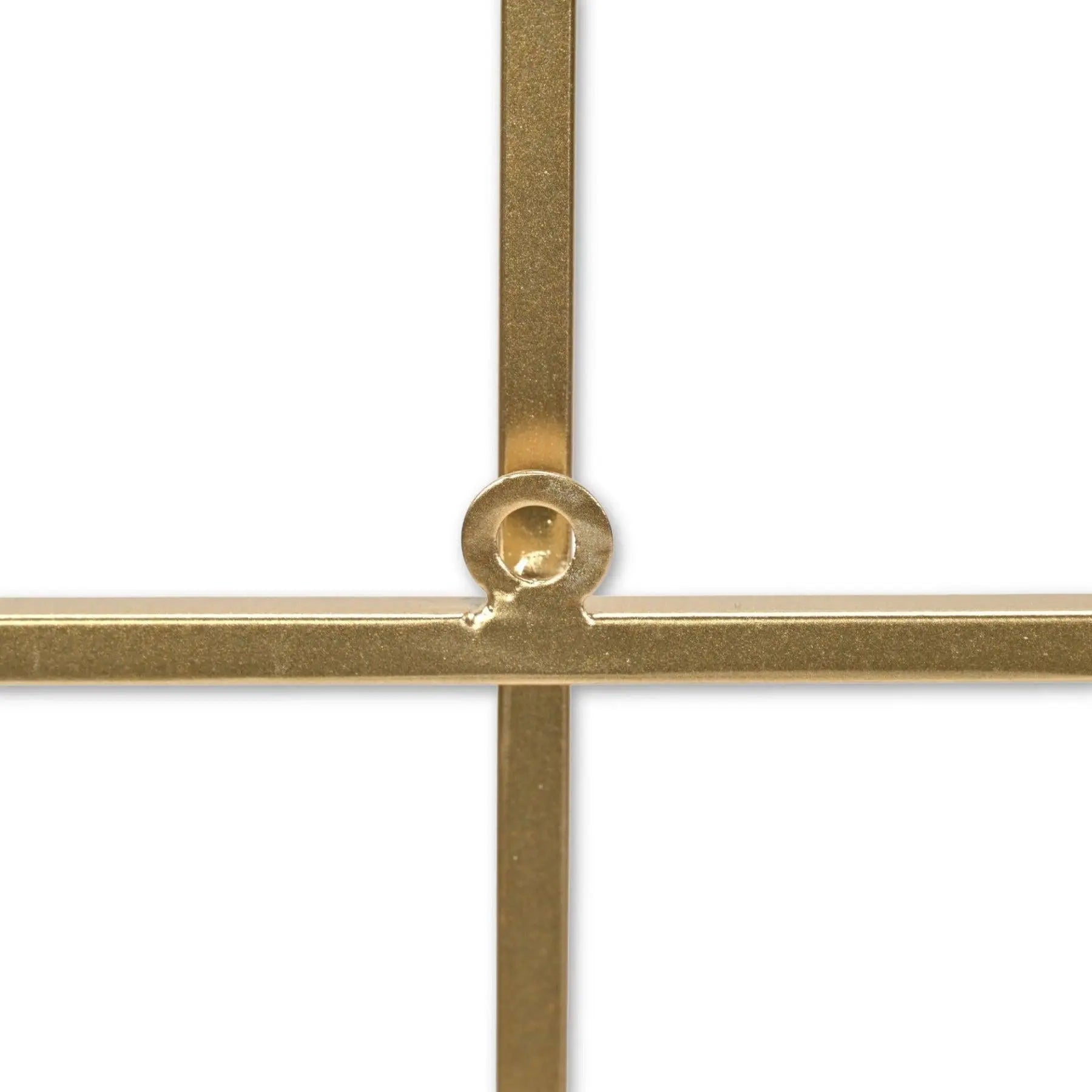 24" X 24" Gold Metal Square Abstract Hanging Wall Decor Homeroots Home Decor