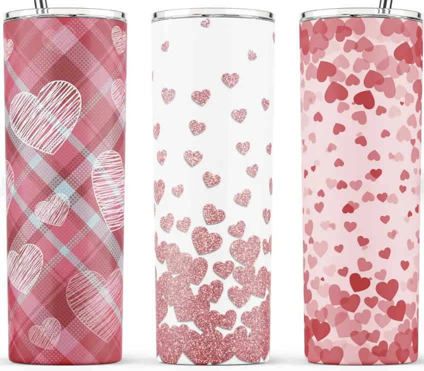 25 oz Stainless Steel Tumbler - Valentine Your Custom Sports