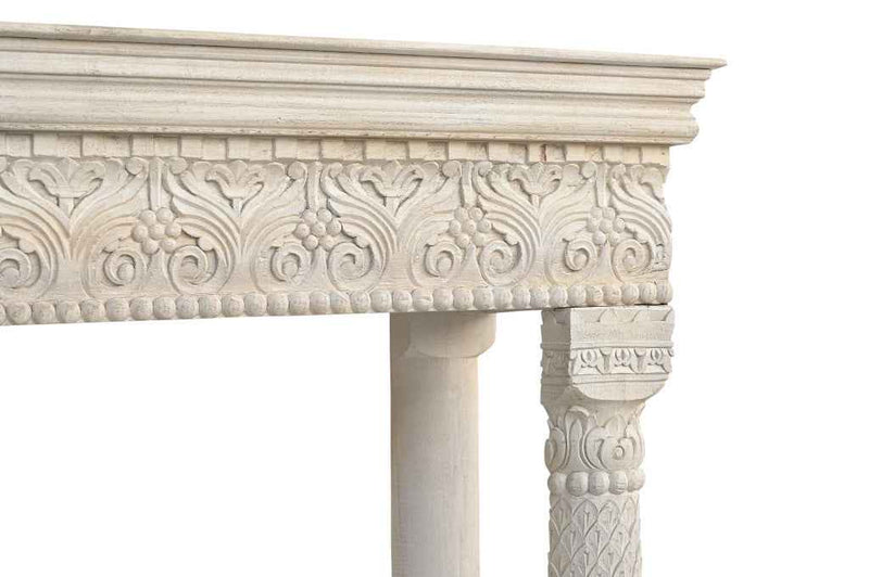 70" White Floral Solid Wood Solid Wood Storage Bench with Flip Top