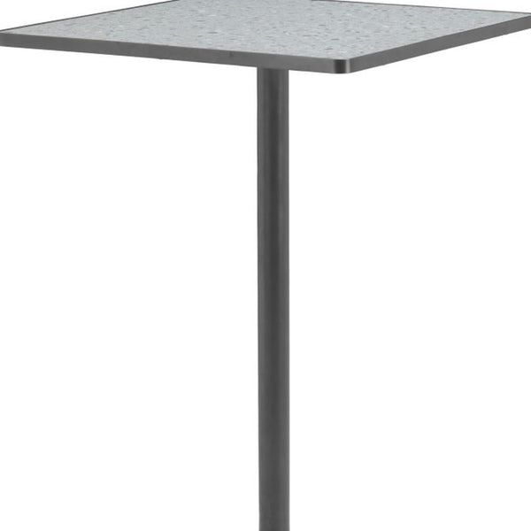 24" Gray Wood Square Bar Table - GreatEagleInc