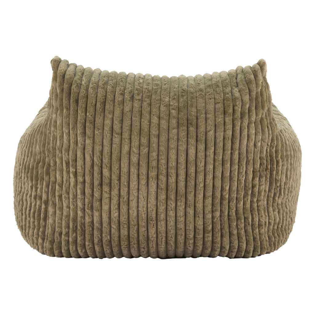 40" Green Upholstered Arm Chair