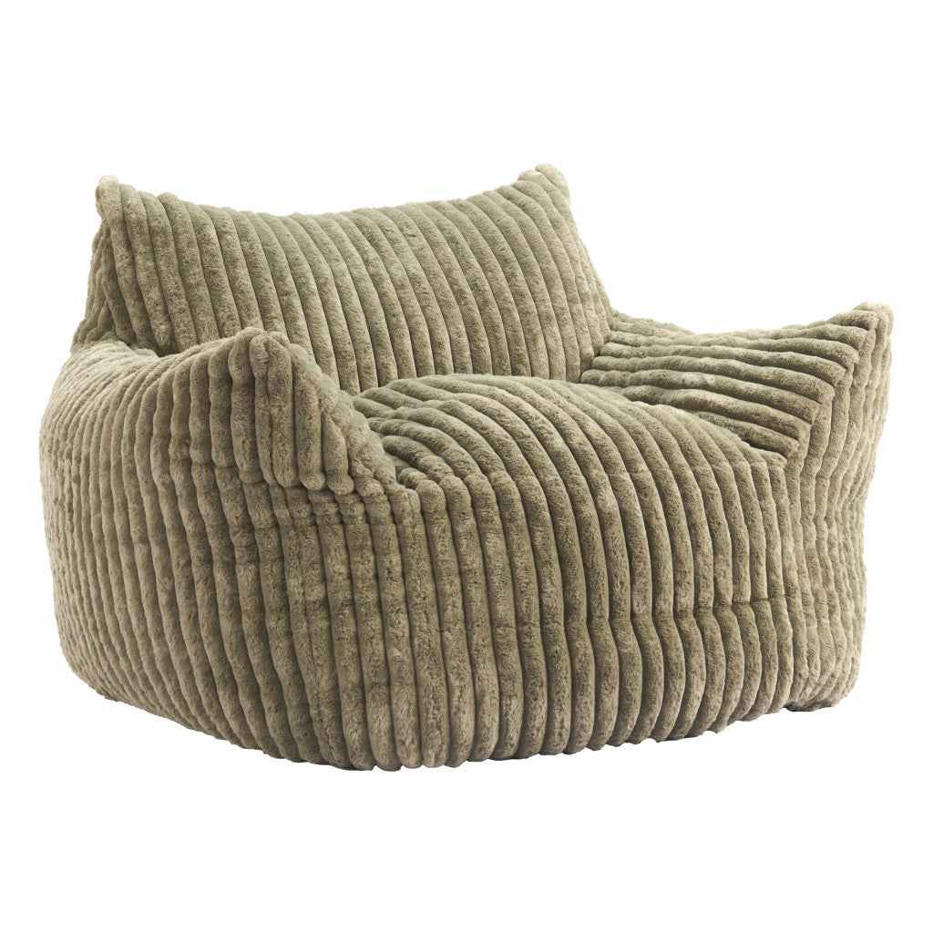 40" Green Upholstered Arm Chair