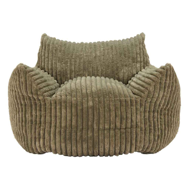 40" Green Upholstered Arm Chair