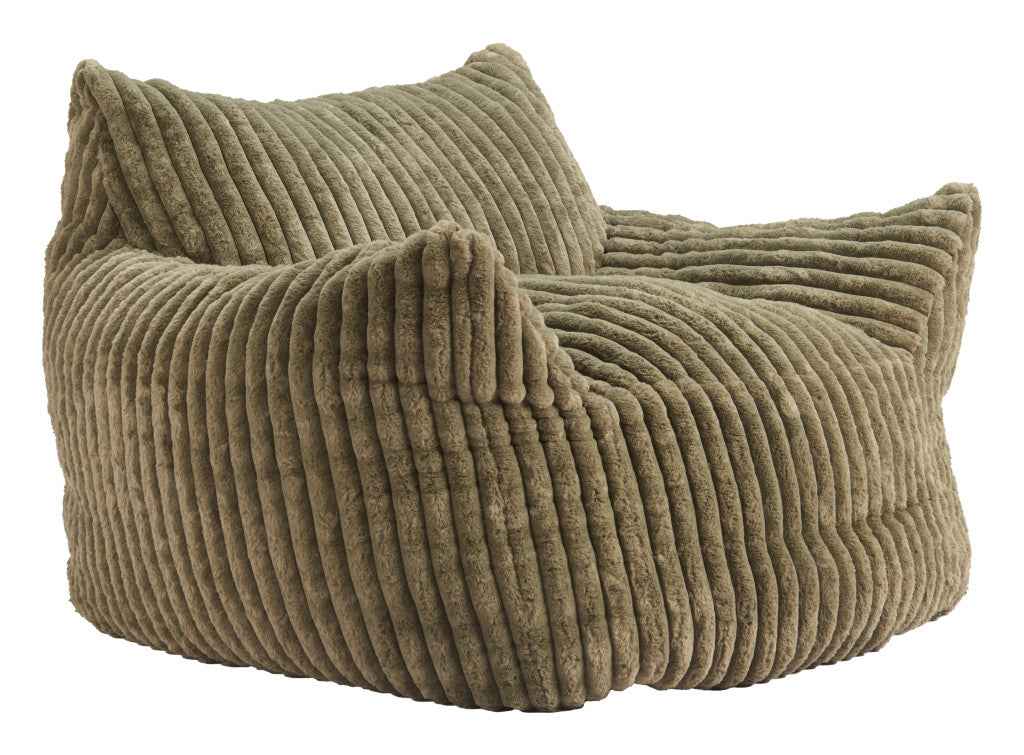 40" Green Upholstered Arm Chair