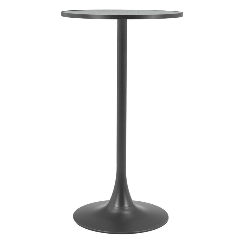 24" Gray Wood Rounded Bar Table - GreatEagleInc
