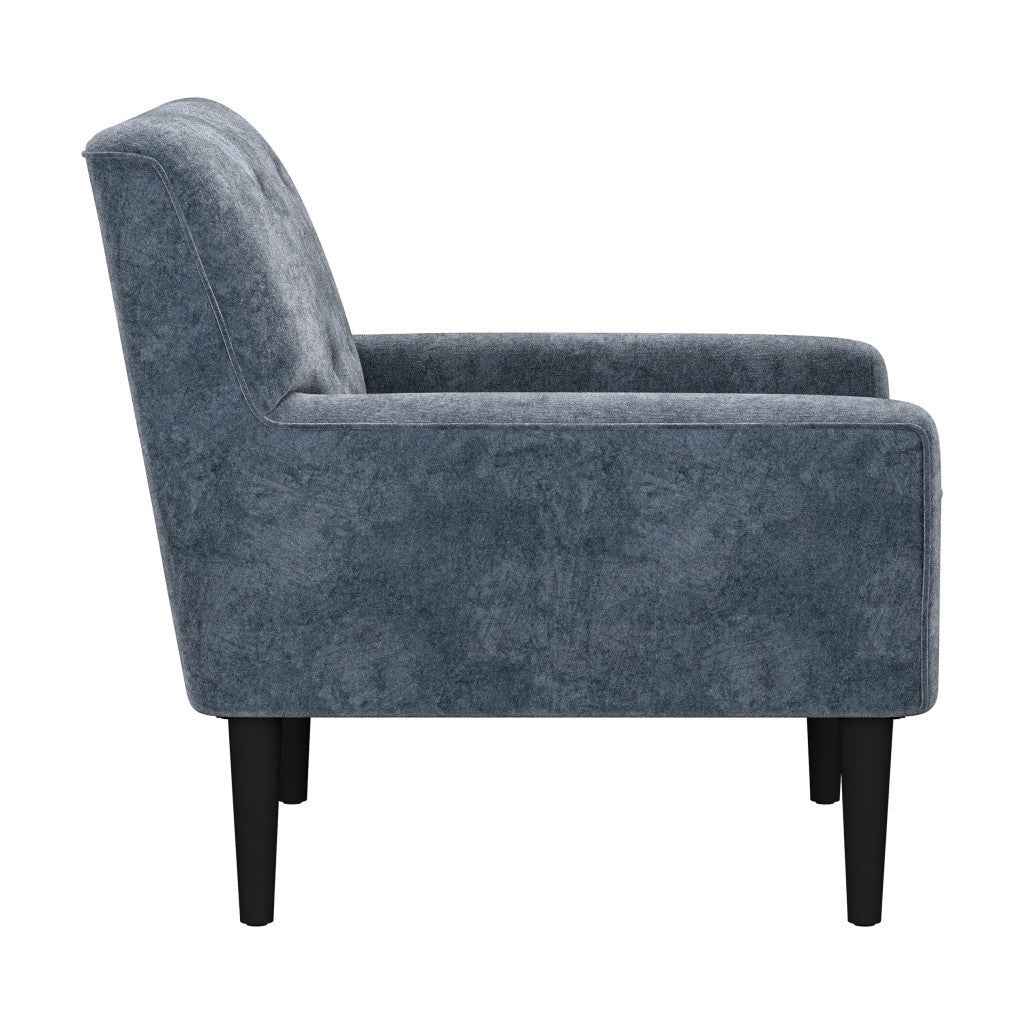 30" Gray Upholstered Arm Chair