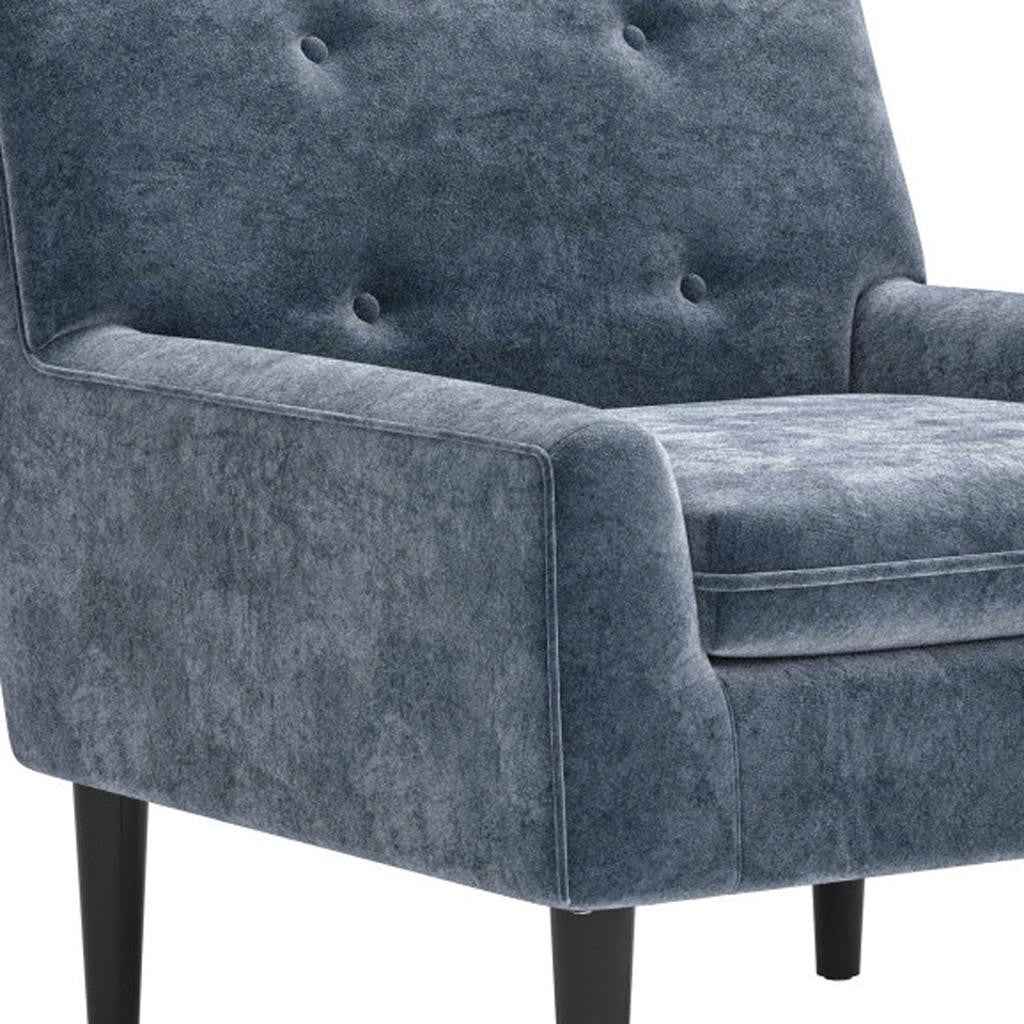 30" Gray Upholstered Arm Chair