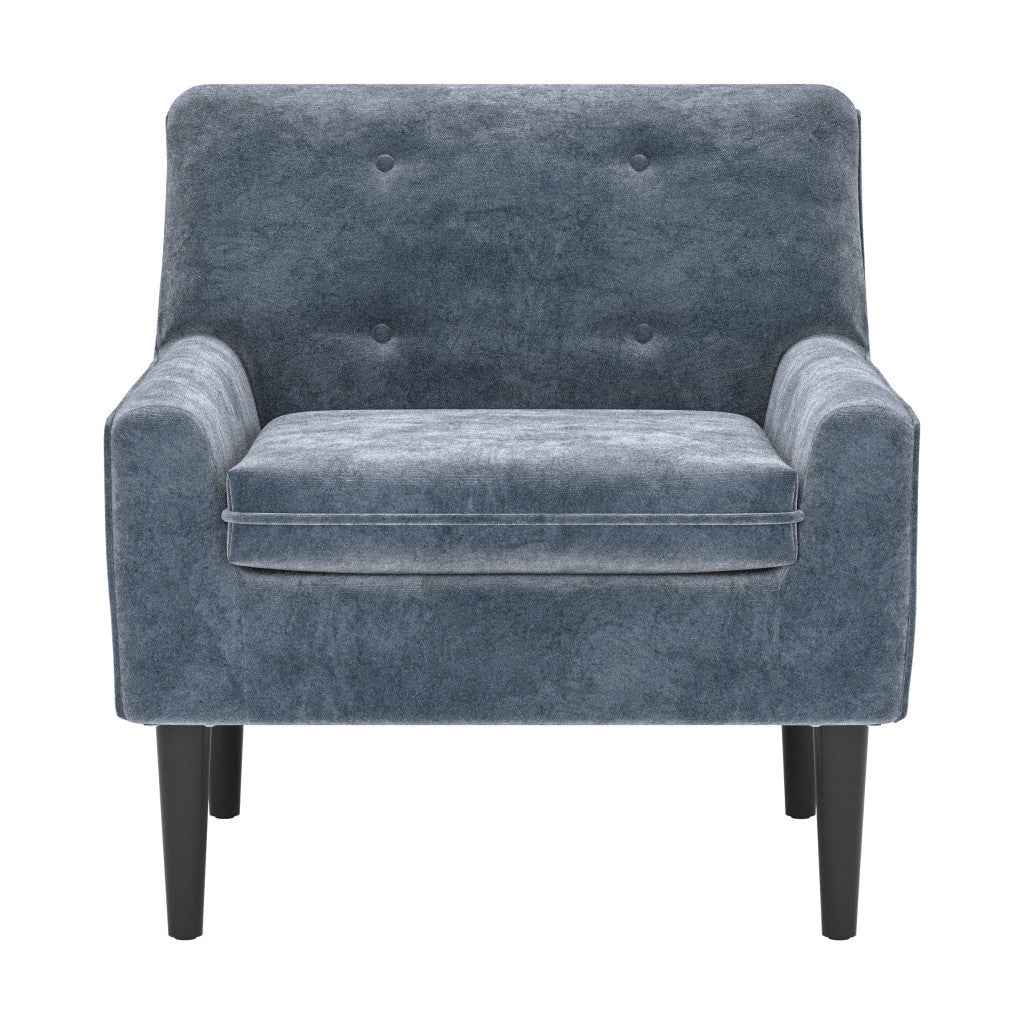 30" Gray Upholstered Arm Chair