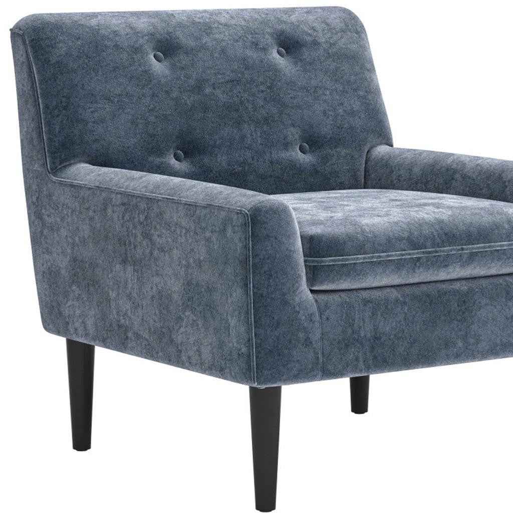 30" Gray Upholstered Arm Chair
