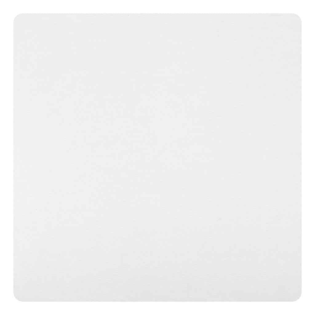 24" White Wood Square Bar Table