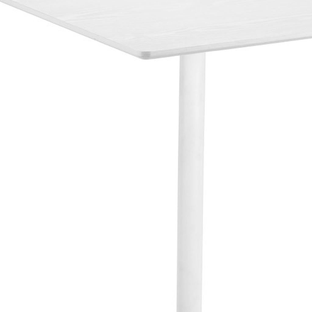 24" White Wood Square Bar Table - GreatEagleInc