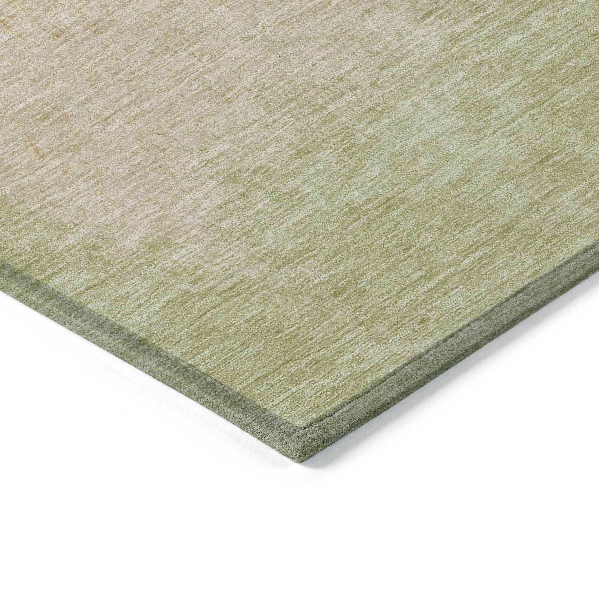 8' Coral And Blue Round Ombre Washable Indoor Outdoor Area Rug