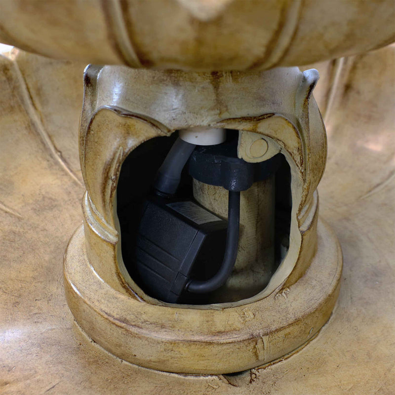 46" Taupe Polyresin Garden Art