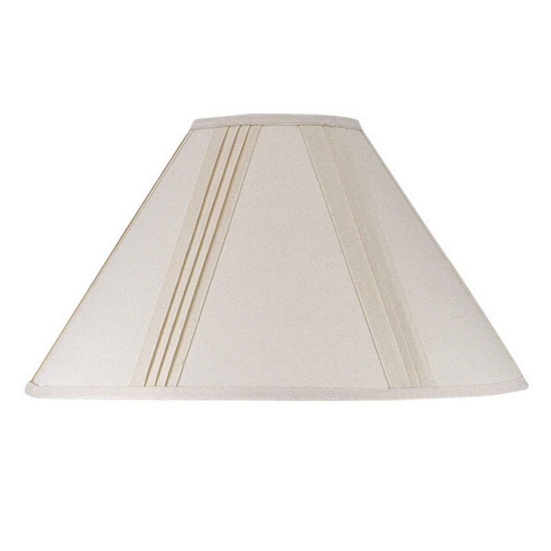 Off White Linen Pleated Empire Lamp Shade